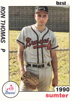 1990 Best Sumter Braves #6 Ron Thomas  Front