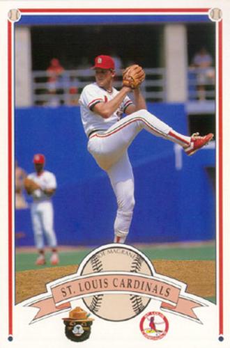 1989 St. Louis Cardinals Smokey #NNO Joe Magrane Front