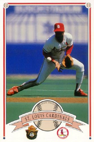 1989 St. Louis Cardinals Smokey #NNO Ozzie Smith Front