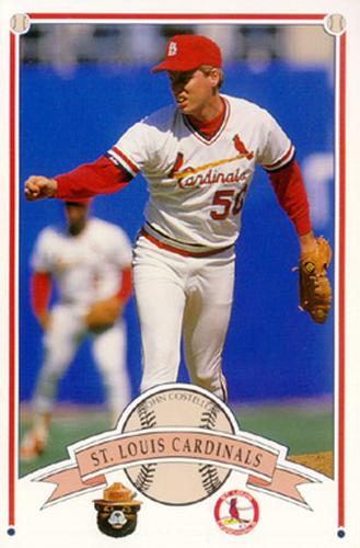 1989 St. Louis Cardinals Smokey #NNO John Costello Front