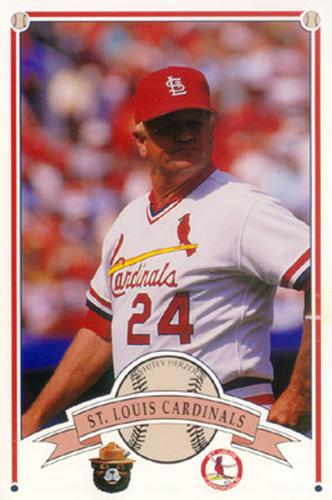 1989 St. Louis Cardinals Smokey #NNO Whitey Herzog Front