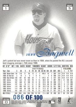 1997 Flair Showcase - Legacy Collection Row 1 (Grace) #5 Jeff Bagwell Back