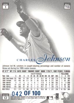 1997 Flair Showcase - Legacy Collection Row 1 (Grace) #78 Charles Johnson Back