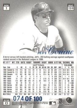 1997 Flair Showcase - Legacy Collection Row 1 (Grace) #159 Jeff Conine Back
