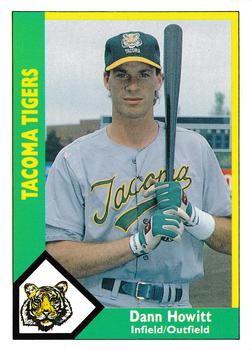 1990 CMC Tacoma Tigers #20 Dann Howitt Front