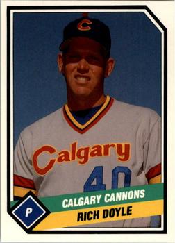 1989 CMC Calgary Cannons #7 Rich Doyle  Front
