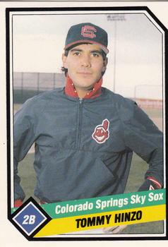 1989 CMC Colorado Springs Sky Sox #16 Tommy Hinzo  Front