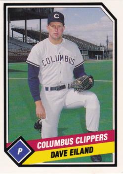 1989 CMC Columbus Clippers #8 Dave Eiland  Front