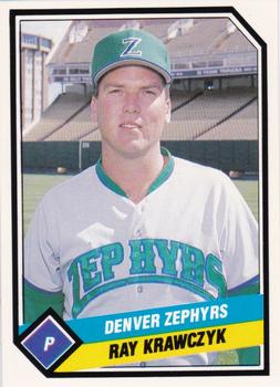 1989 CMC Denver Zephyrs #7 Ray Krawczyk  Front