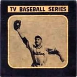 1950 Drake's TV Baseball Series (D358) #12 Eddie Waitkus Front