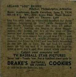 1950 Drake's TV Baseball Series (D358) #4 Leland 