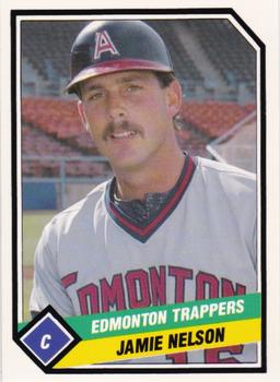 1989 CMC Edmonton Trappers #19 Jamie Nelson  Front