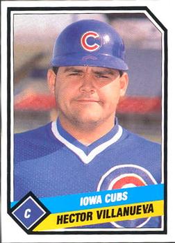 1989 CMC Iowa Cubs #13 Hector Villanueva  Front