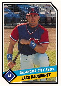 1989 CMC Oklahoma City 89ers #13 Jack Daugherty  Front