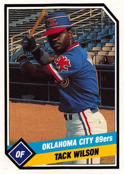 1989 CMC Oklahoma City 89ers #22 Tack Wilson  Front