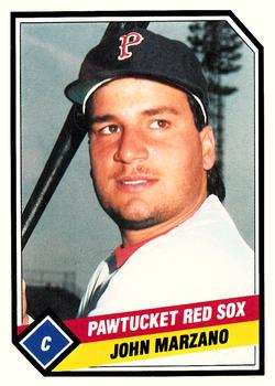 1989 CMC Pawtucket Red Sox #17 John Marzano  Front