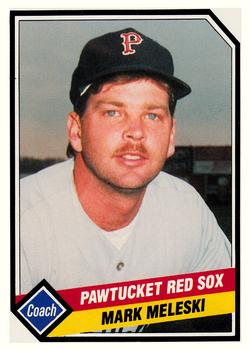 1989 CMC Pawtucket Red Sox #24 Mark Meleski Front