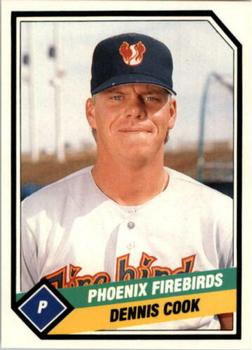 1989 CMC Phoenix Firebirds #3 Dennis Cook  Front