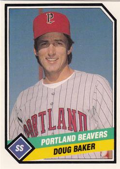 1989 CMC Portland Beavers #14 Doug Baker  Front