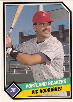 1989 CMC Portland Beavers #17 Vic Rodriguez  Front