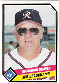 1989 CMC Richmond Braves #25 Jim Beauchamp Front