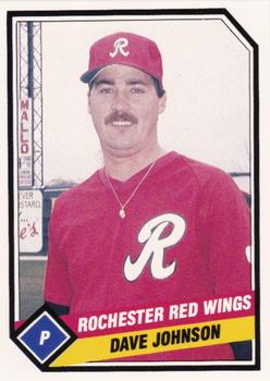 1989 CMC Rochester Red Wings #11 Dave Johnson  Front