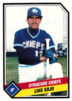 1989 CMC Syracuse Chiefs #22 Luis Sojo  Front