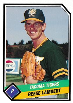 1989 CMC Tacoma Tigers #3 Reese Lambert  Front