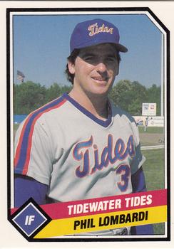 1989 CMC Tidewater Tides #12 Phil Lombardi  Front