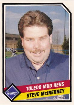 1989 CMC Toledo Mud Hens #24 Steve McInerney Front