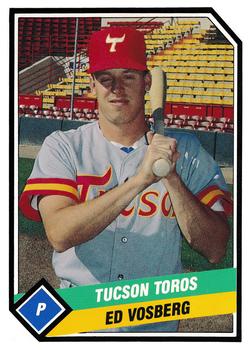 1989 CMC Tucson Toros #6 Ed Vosberg  Front