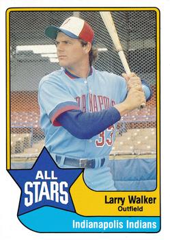 1989 CMC Triple A All-Stars #7 Larry Walker Front
