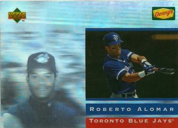 1995 Upper Deck Denny's Holograms #01 Roberto Alomar Front