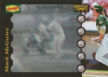 1996 Pinnacle Denny's Holograms #25 Mark McGwire Front