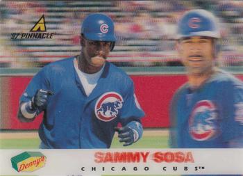 1997 Pinnacle Denny's Holograms #16 Sammy Sosa Front