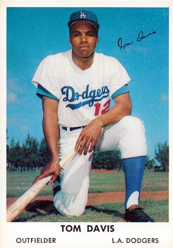 1962 Bell Brand Los Angeles Dodgers #12 Tommy Davis Front