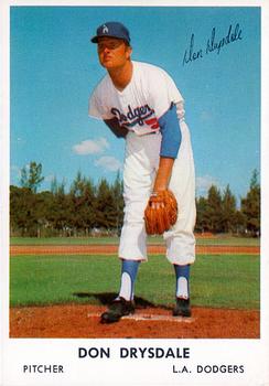 1962 Bell Brand Los Angeles Dodgers #53 Don Drysdale Front