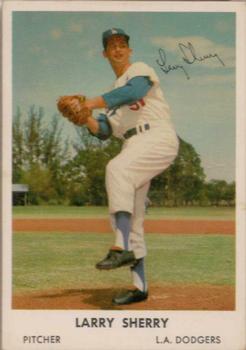 1962 Bell Brand Los Angeles Dodgers #51 Larry Sherry Front