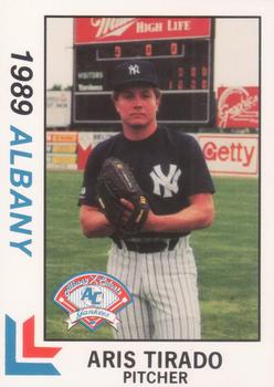 1989 Best Albany-Colonie Yankees #18 Aris Tirado  Front