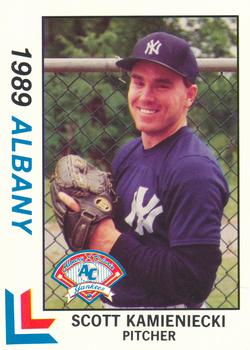 1989 Best Albany Yankees #25 Scott Kamieniecki Front