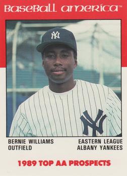 1989 Best Baseball America AA Prospects #AA5 Bernie Williams  Front