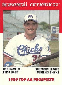 1989 Best Baseball America AA Prospects #AA17 Bob Hamelin  Front