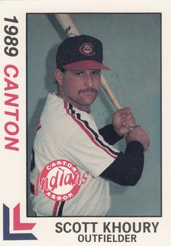 1989 Best Canton-Akron Indians #19 Scott Khoury  Front