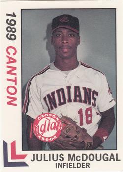 1989 Best Canton-Akron Indians #2 Julius McDougal  Front