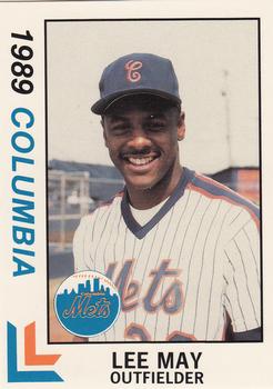 1989 Best Columbia Mets #10 Lee May Jr.  Front