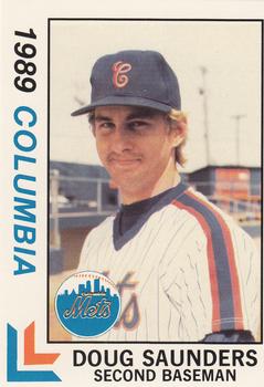 1989 Best Columbia Mets #20 Doug Saunders  Front