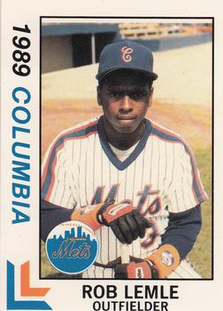 1989 Best Columbia Mets #4 Rob Lemle  Front