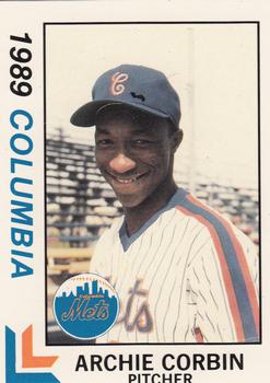 1989 Best Columbia Mets #5 Archie Corbin  Front