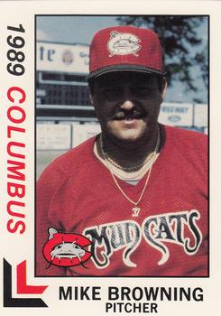 1989 Best Columbus Mudcats #17 Mike Browning  Front