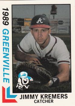 1989 Best Greenville Braves #24 Jimmy Kremers  Front